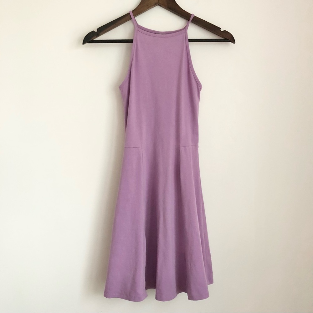 ASOS Lilac Fit And Flare Casual Dress